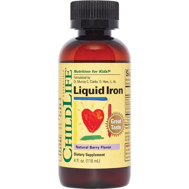 ChildLife Essentials Liquid Iron Dietary Supplement, 4 Oz